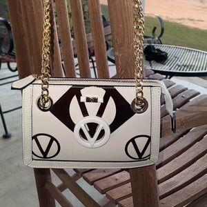 Valentino Ginette Magnus Crossbody Handbag In Great Shape Made In Italy